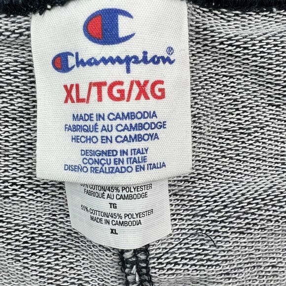 New Champion Men US XL Navy Blue Gym Pants Sport Comfy Joggers Side Pockets - Picture 8 of 9